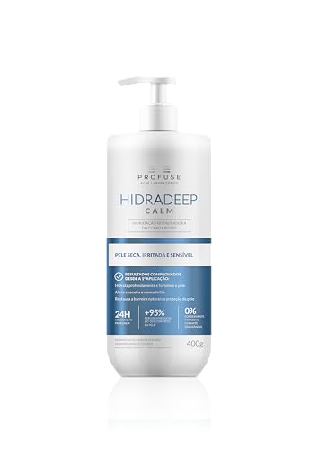 Profuse Hidradeep Calm Hidratante para Corpo e Rosto Pele Seca 400g | Pele Sensível
