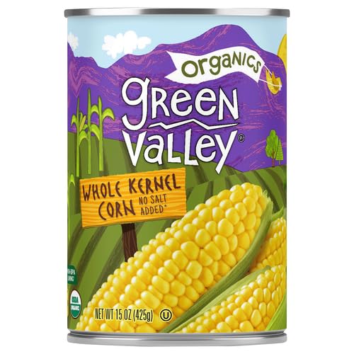 GREEN VALLEY Organic Whole Kernel Sweet Corn, 15 OZ