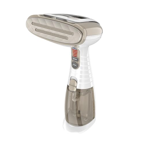 Conair Turbo Extreme Steam Hand Held Fabric Steamer, GS59X, 1875W, 15 min, 7.3 oz, White/ChampagneOGHom Portable Travel