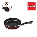 Cello Non Stick Induction Base Frying PanTapper Pan 220 mm Cherry