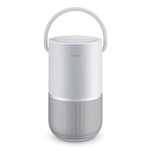 Bose Portable Smart Speaker — Wireless Bluetooth Speaker with Alexa Voice Control Built-in, Silver