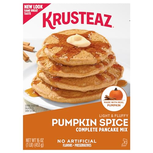 Krusteaz Pumpkin Spice Pancake Mix, 16 Ounce (Pack of 1)