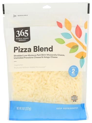 365 By Whole Foods Market, Pizza Blend Cheese, Shredded, 8 Ounce
