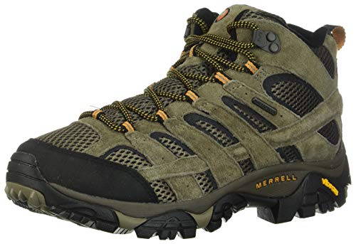 Merrell Men's Moab 2 Mid Waterproof Hiking Boot, Walnut, 10 W