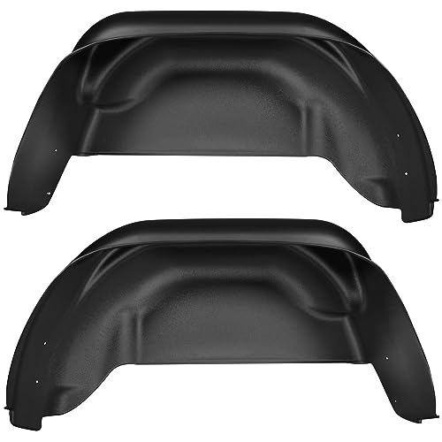 Husky Liners Wheel Well Rear Guards | Fits 2019-2026 Chevrolet Silverado 1500 (Excludes ZR2, LT & Custom Trail Boss) | Rear, 2-pc Black - 79061