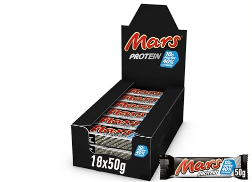 ⚡ BLITZDEAL (-54%) Mars Protein Schokolade Riegel Fitness Snack proteinreich, 18x50g