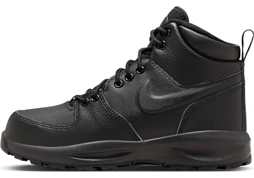 Nike Boy's Manoa LTR (Big Kid) Black/Black/Black 6 Big Kid M