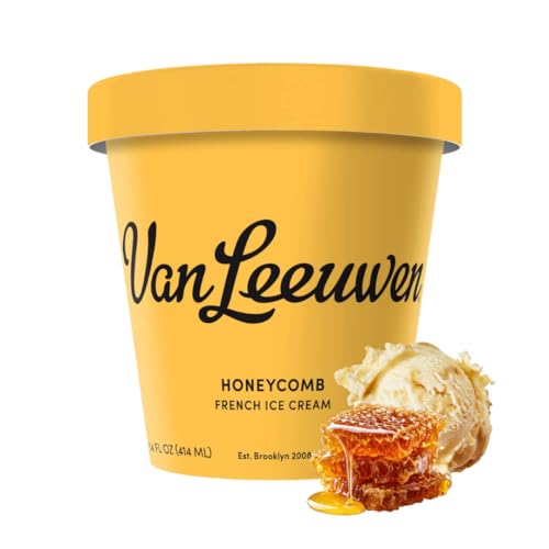Van Leeuwen Premium Honeycomb French Ice Cream, 14 oz (Frozen)