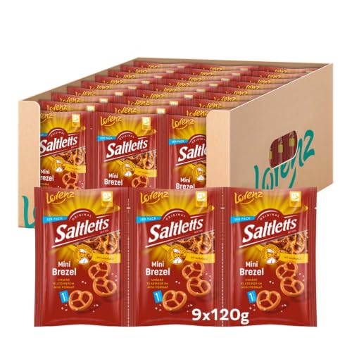(-30%) LORENZ | Saltletts Mini Brezel | 9 x 120 g | vegan