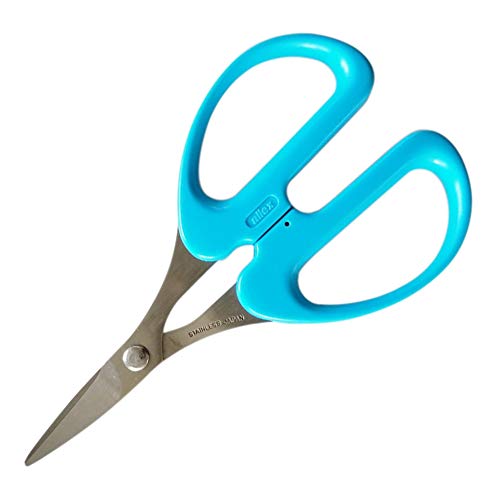 ALLEX Ostomy Scissors Curved Blunt Tips for Cutting Stoma Bag and Wafer, Made in JAPAN, Japanese Stainless Steel Blade