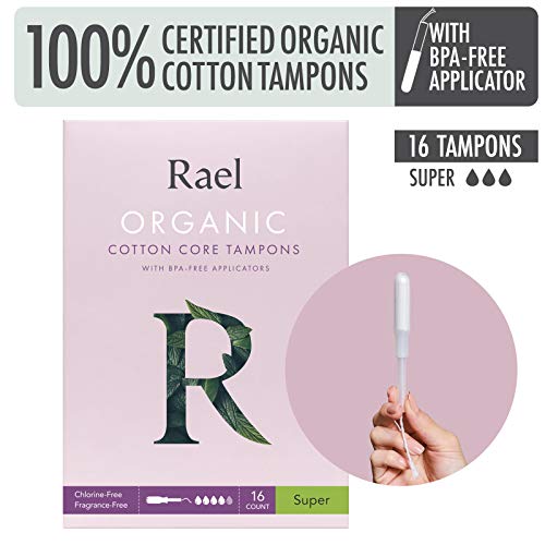 Tampons Made with Organic Cotton Super