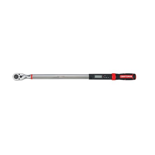 CRAFTSMAN Digital Torque Wrench, SAE, 1/2-Inch, 50-250 FT-LB, (CMMT99436)