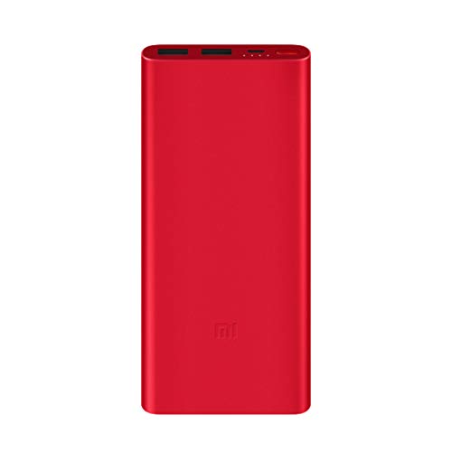 MI 10000mAh Lithium Polymer Power Bank 2i with 18 Watt Fast Charging, (Red)