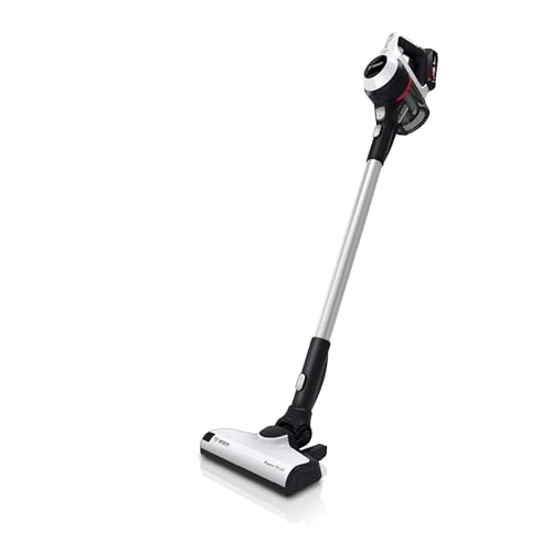 (-15%) Bosch Akku-Staubsauger Unlimited 6 BCS611AM, kabelloser Handstaubsauger, beutellos, leicht, Hygiene-Filter, 10 Jahre Motorgarantie, hohe Saugleistung, Lange Laufzeit, alle Bodenarten, weiß