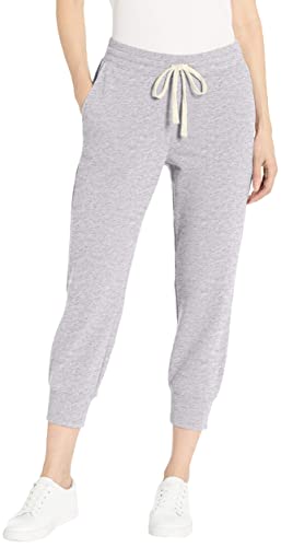 Amazon Essentials Women's Fleece Capri Jogger Sweatpant (Available in Plus Size), Light Grey Heather, XX-Large