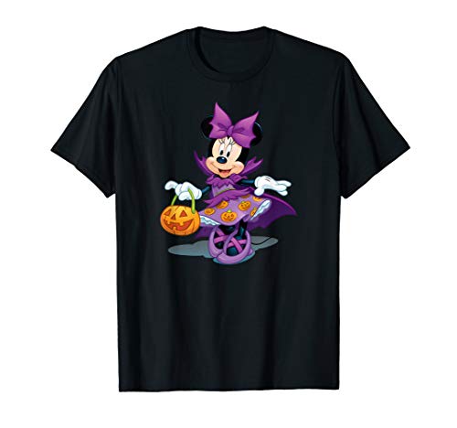 Minnie Mouse - Halloween Trick Or Treat Purple Pumpkin Dress T-Shirt