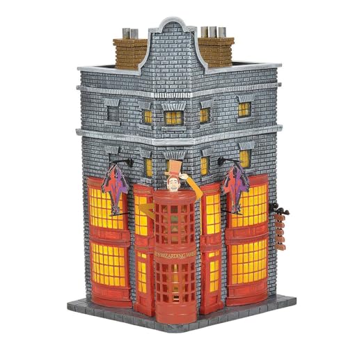 Department 56 Harry Potter Village Weasleys' Wizard Wheezes Lit Building, 8.11 Inch, Multicolor (6005615)