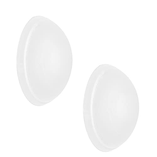 Wagner Door Buffer Screw OR Glue SATINED 2pcs. Set - Ø 20 x 7 mm, Stroke Bumper Made of high Class Synthetic, to be Screwed or glued on Walls - 15232112