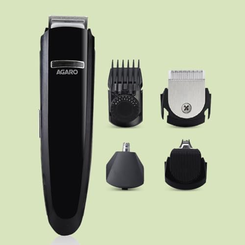 Agaro 4 in 1 Multi Grooming and trimmer Kit MG-4760, Black