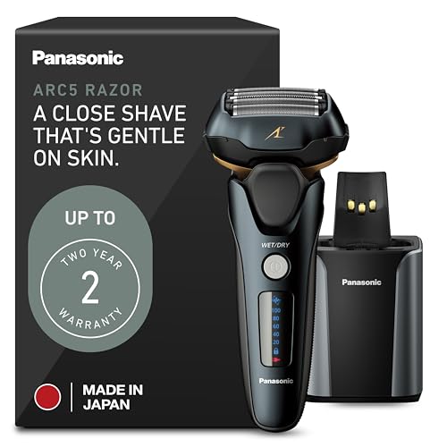 Panasonic Arc5 ES-LV97-K Electric Razor with Auto-Cleaning Station