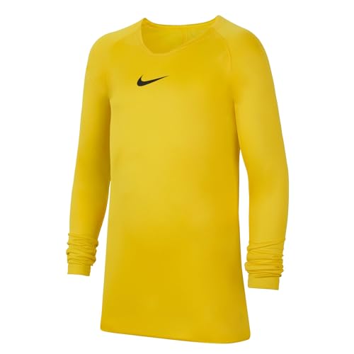 🔥 SELTEN SO GÜNSTIG (-69%) Nike Unisex Kinder Y Nk Df Park 1stlyr JSY Langarmes Trikot, Tour Yellow/Black, 6-7 Jahre EU