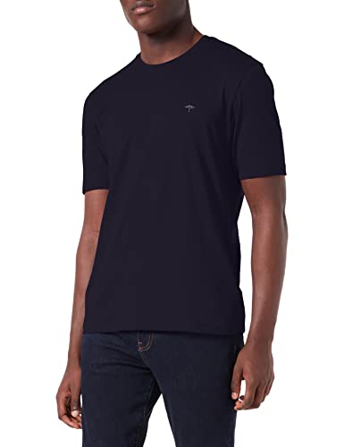 (-25%) FYNCH-Hatton Herren T-Shirt, Basic T-Shirt, per Pack Blau (Navy 685), X-Large (Herstellergröße: XL)