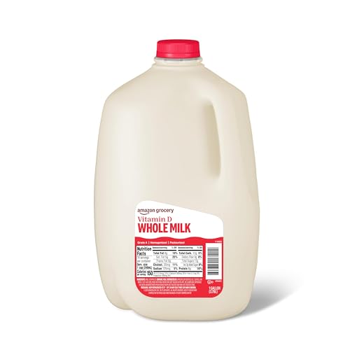 Amazon Grocery, Whole Milk,1 Gallon (Previously Amazon Fresh, Packaging May Vary)