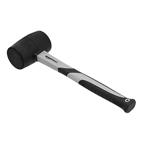 🔥 STARKER PREIS (-38%) Amazon Basics Fäustel mit Fiberglasstiel, 450 g, Schwarz