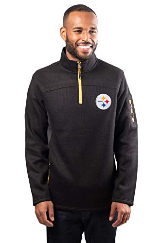 steelers half zip pullover