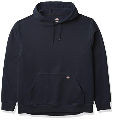 Dickies Men's Pullover Fleece Hoodie, Dark Navy, Large Tall
