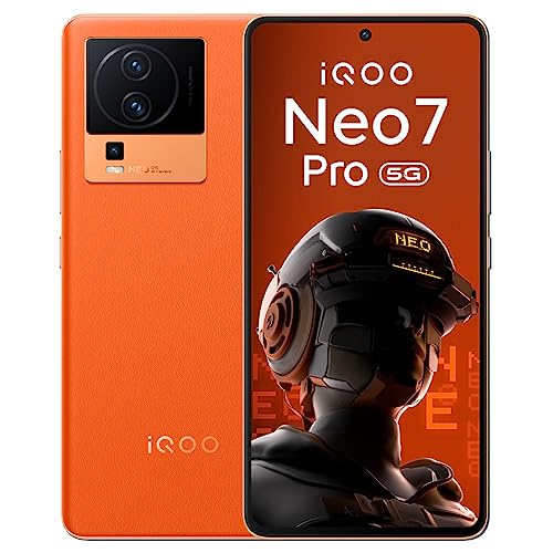 iQOO Neo 7 Pro 5G (Fearless Flame, 8Gb Ram, 128Gb Storage) | Snapdragon 8+ Gen 1 | Independent Gaming Chip | Flagship 50Mp Ois Camera | Premium Leathe