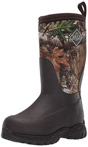 MUCK Kids' RealTREE® Edge™ Rugged II Boot, Camo, Size 6(M)