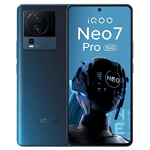 iQOO Neo 7 Pro 5G (Dark Storm, 8Gb Ram, 128Gb Storage) | Snapdragon 8+ Gen 1 | Independent Gaming Chip | Flagship 50Mp Ois Camera | Ag Glass Design, O