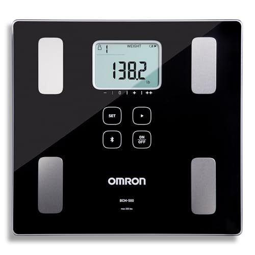 OmronBody Composition Monitor and Scale - Track Muscle Mass Loss/Gain, Weight, Visceral Fat, BMI - Use OMRON Connect Ap