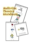 Multiuse Phonics Activity Workbook For Preschool Kinder Toddlers Homeschool And Special Needs English Edition
