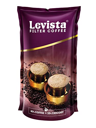 Levista Filter Coffee (500 GMS) (80% Coffee 20% Chicory)
Levista Filter Coffee (500 GMS) (80% Coffee 20% Chicory)