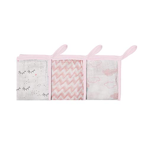 Papi Textil Paninho De Boca Soft Premium Papi Baby C/Prendedor De Chupeta 32Cm X 32Cm 03 Un