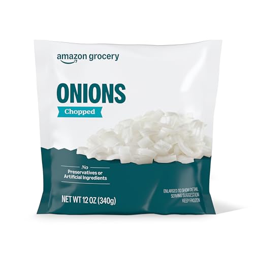 Amazon Grocery, Chopped Onions, 12 Oz, Frozen (Previously Happy Belly, Packaging May Vary)
