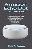 Amazon Echo Dot 3rd Generation A Detailed Stepbystep Alexa Vital Manual That Shows You Cool Things To Do With Amazon Echo English Edition
