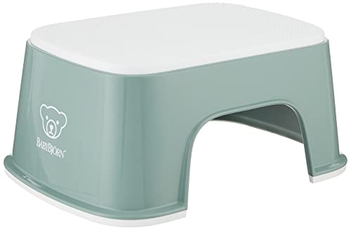 BABYBJÖRN Step Stool, Deep Green/White