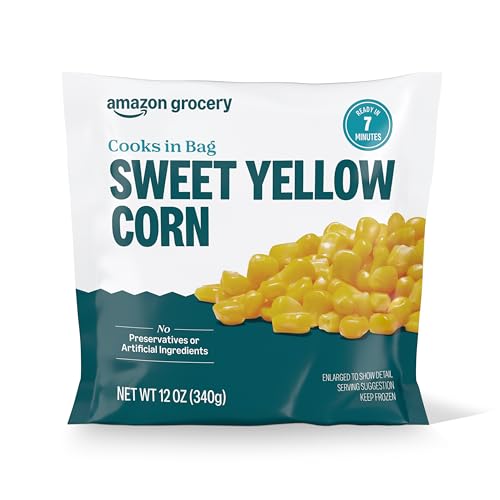 Amazon Grocery, Sweet Yellow Corn, 12 Oz, Frozen (Previously Happy Belly, Packaging May Vary)