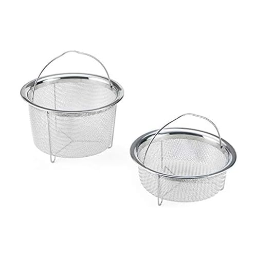 Instant Pot Official Mesh Steamer Basket, Set of 2, Stainless Steel: Steamers