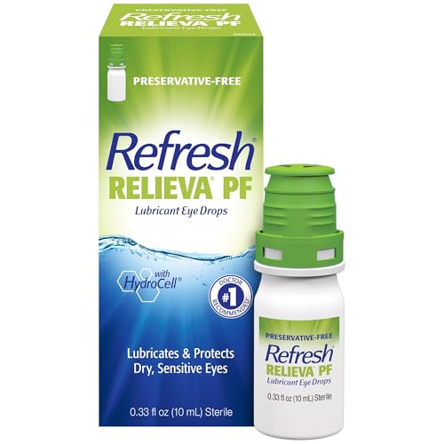 Refresh RELIEVA Preservative-Free Tears Lubricant Eye Drops, 0.33 fl oz (10 mL)