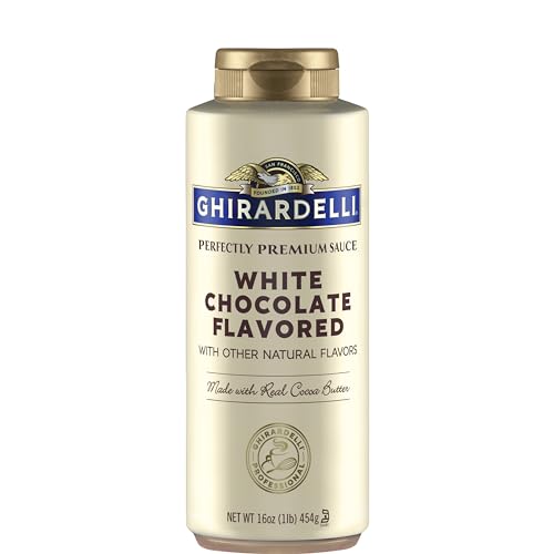 Ghirardelli White Chocolate Sauce, 16 Ounce Squeeze Bottle