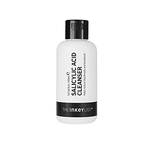 The INKEY List Salicylic Acid Cleanser, Face Wash for Blemishes, Blackheads, Oily Skin and Breakouts, Non-Drying Facial Cleanser Safe for All Skin Types, 5.0 fl oz