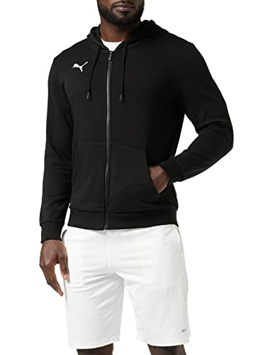 (-49%) PUMA Herren Teamgoal 23 casual Jac med hætte Pullover, Puma Schwarz, Gr. M