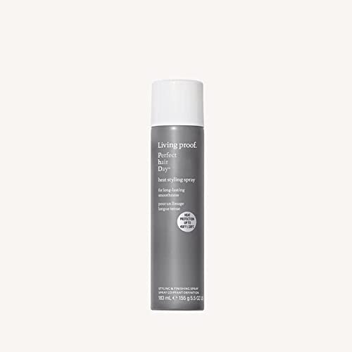 Living proof Perfect Hair Day Heat Styling Spray – Smoothness for 48 Hours, Heat Protection up to 450°F, Ultra-Fine Mist for Damp or Dry Hair, 5.5 oz