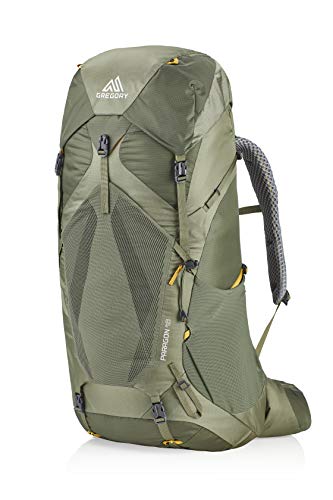 Gregory Paragon 48L Unisex Lightweight Backpacking Pack, Breathable Backpanel, Raincover Included, Water Bladder Sleeve (Reservoir not Included), Small/Medium, Burnt Olive