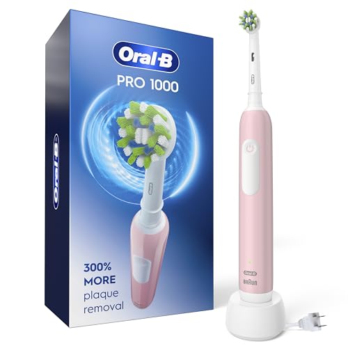 Oral-B Pro 1000 Rechargeable Electric Toothbrush, Pink
