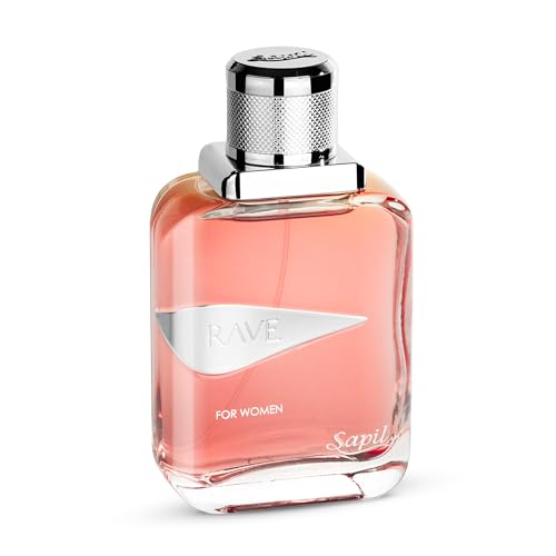 Sapil Rave Eau de Parfum for women 100ML - Bewitching Fruity Floral with Exotic Amber and Woody Base, Great choice for Evenings